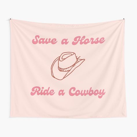 Cute Cowboy Hat, Cowboy Hat Pattern, Beach Theme Party Decorations, Ride A Cowboy, Peach Graphic, Funny Tapestry, Tapestry Quotes, Beach Themed Party, Chapeau Cowboy