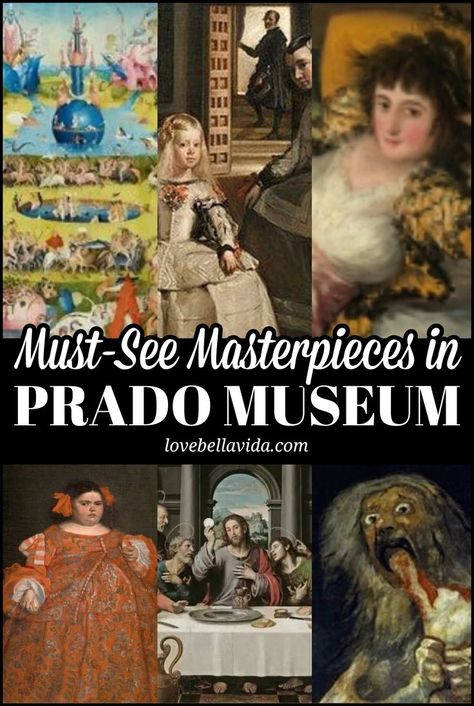 The Prado Museum is the cultural jewel of Spain and is a must-visit while in Madrid. It is considered one of the greatest art museums in the world and houses some of the finest collections of European Art dating from the 12th century to the early 20th century. The Prado Museum, Madrid Prado, Prado Museum Madrid, Euro Vacation, Prado Museum, Dream Trips, Granada Spain, Cool School, Famous Artwork