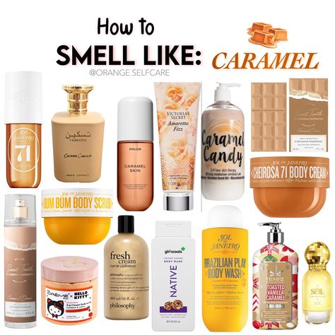 How to smell like: Caramel 🍂🍁🍮 Calling all of my Fall Scent girliesss😌🍂 ♡ Follow to see more posts like this!😉🧴 🤎 @orange.selfcare 🤎 ⤞ ⤞ ⤞ tags🤍 #fallfragrance #fallfragrances #caramelskin #caramelperfume #smellgoodallday #smellgoods #personalhygiene #autumnfragrance #caramelapples #saltedcaramel #pumpkinspicelatte #caramelfrappe #bodyskincare #fragrancelayering #budgetbaddie #freshcream #perfumecombo #perfumecombos #fragrancecombo #caramelgirl How To Smell Like Caramel, Smell Like Caramel, Caramel Scent, Caramel Skin, Bath Routine, Apartment Checklist, Xmas 2024, Perfume Collection Fragrance, Fall Fragrance