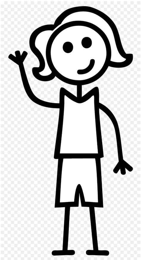 Stickman Png, Person Png, Stick Men Drawings, Stick Drawings, Stick Figure Family, Stick Family, Drawing Lessons For Kids, Stick People, Star Wars Princess Leia