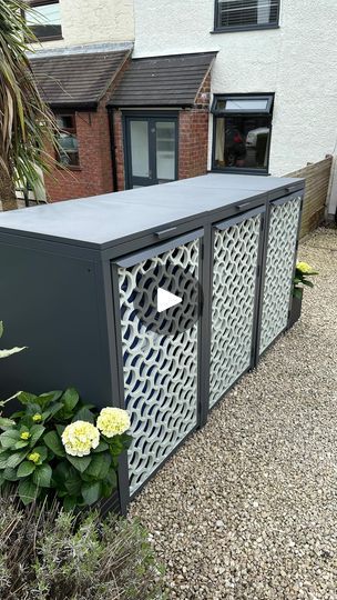 Bin Stores, Garrison House, Decorating Hacks, Composite Fencing, Bin Store, House Design Exterior, Fencing & Gates, Garden Makeover, Outdoor Diy Projects