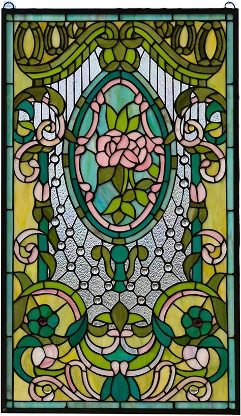 Stain Glass Window Designs, Stained Glass Art Aesthetic, Glass Stained Art, Stained Glass Vintage, Large Stained Glass Window, Stained Glass Window Drawing, Fake Stain Glass Windows Diy, Witchy Stained Glass Patterns, Painted Glass Windows