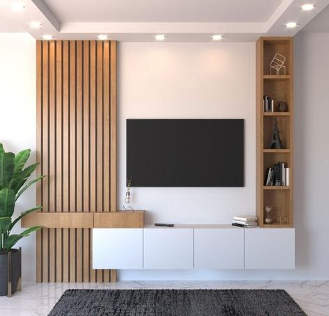 Living Room With Television Ideas, Backdrop Tv Design, Tv Backdrop Design Tv Walls, Tv Backdrop Design, Back Drop Tv, Boho Condo, Hpl Furniture, टीवी यूनिट, Reka Bentuk Ruang Tamu