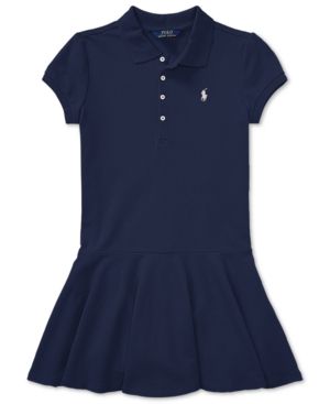 Ralph Lauren Toddler Girl, Big Girl Dresses, Toddler Girl Shorts, Review Dresses, Mode Inspo, Look Vintage, Navy Dress, Ralph Lauren Polo, Polo Dress