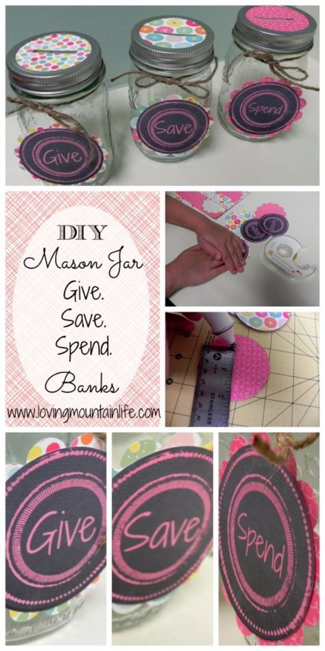 Free Printables for Mason Jars - DIY Mason Jar Piggy Banks And Free Printables - Best Ideas for Tags and Printable Clip Art for Fun Mason Jar Gifts and Organization#masonjar #crafts #printables Memory Jar Printable, Mason Jar Bank, Piggy Bank Diy, Canning Jar Labels, Jar Saving, Mason Jars Labels, Cha Ching, Memory Jar, Diy Mason Jar