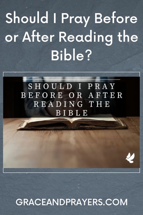 Should I pray before or after reading the bible? While you can pray before or after reading the bible, you can also do both. Find out more here! Prayer After Reading The Bible, Prayers Before Reading The Bible, Prayer Before Reading The Bible, Christian Questions, Sample Prayer, Why Pray, Reading The Bible, Prayer Life, Answered Prayers