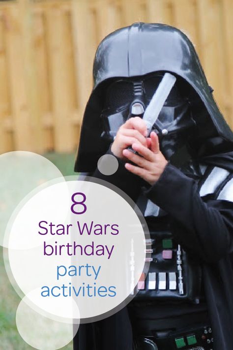 Darth Vader Theme Party, Star Wars Party Game, Star Wars Birthday Activities, Dark Vader Birthday Party Ideas, Star Wars Birthday Party Games, Darth Vader Birthday Party Ideas, Star Wars Birthday Party Ideas Games, Star Wars Party Kids, Star Wars Birthday Games