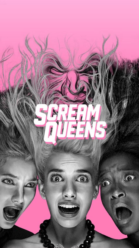 #ScreamQueens Scream Queens Poster, Queens Poster, Cdg Wallpaper, Chanel Oberlin, Queen Poster, Scream Queens, Bedroom Posters, About Time Movie, Emma Roberts