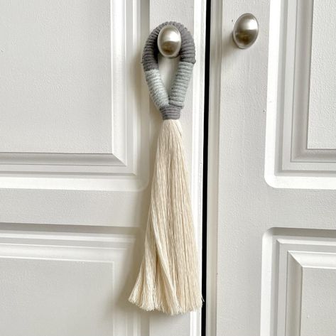 Door Tassel, Macrame Door, Bohemian Style Decor, Doorknob Hangers, Luxurious Home, Neutral Colours, Door Knob, Muted Colors, Door Knobs