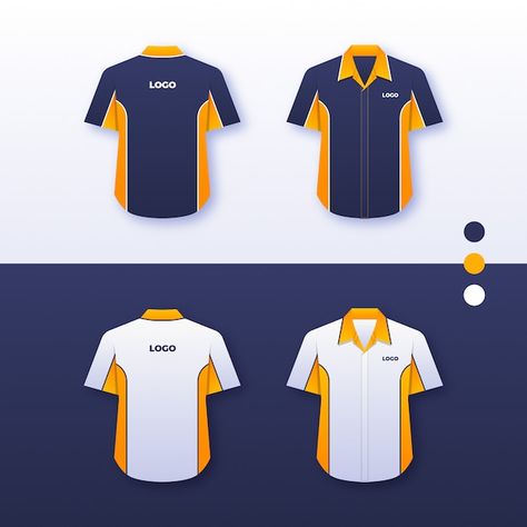 Uniform Shirt Design, Company Uniform Design, Polo Shirt Design Ideas, Polo Shirt Design Uniform, Formal Shirt Design, Model Kemeja, Polo T Shirt Design, Corporate Shirts, Company Uniform