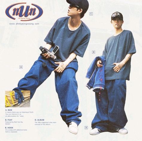 90s Japanese Street Fashion, 90s Hiphop Fashion, 2000s Boys Fashion, Ahn Byeong Woong, 90s Japan Fashion, 90s Asian Fashion, 2000s Fashion Men, 2000s Fashion Aesthetic, 2000s Boys