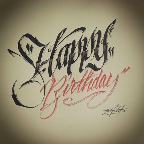 Happy Birthday Happy Birthday Lowrider Style, Happy Birthday In Graffiti Letters, Happy Birthday Graffiti Letters, Happy Birthday Drawings Chicano, Happy Birthday Graffiti Art, Happy Birthday Chicano Lettering, Chicano Happy Birthday Drawing, Happy Birthday Lettering Fonts, Chicano Birthday Cards