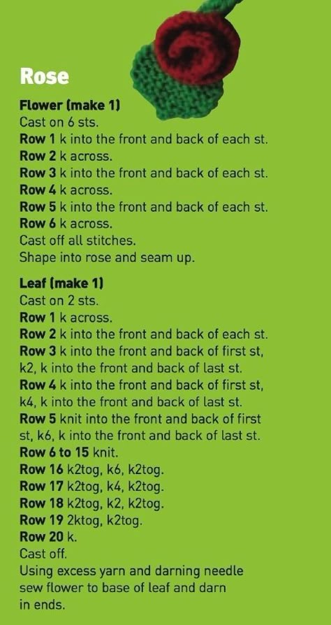 Knitted Roses Free Pattern, Knit Flowers Free Pattern, Free Knitted Flower Patterns, Knitted Poppy Free Pattern, Knitted Flowers Free, Knitted Rose, Easy Crochet Rose, Knitting Flowers, Knitted Flower Pattern