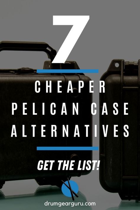 Pelican cases are popular for transporting and protecting gear, but they are also pretty pricey. Get our recommendations for inexpensive alternatives so you can protect your gear for less money! Pelican Case Ideas, Pelican Case, Raspberry Pi Projects, Pi Projects, Cases Diy, Emergency Kit, Drum Set, Cymbals, Tool Organization