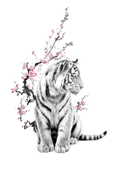 White Tiger Tattoo For Women, Feminine Lion Tattoo For Women, Fine Line Tiger Tattoo, Tiger Tattoo For Women, Tiger Tattoo Thigh, White Tiger Tattoo, Animal Tattoos For Women, Japanese Tiger Tattoo, Big Cat Tattoo