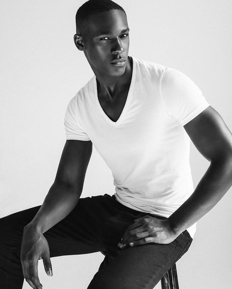 Emmanuel, Wilhelmina Model Emmanuel Hudson Wild N Out, Black Kkklansman, Wilhelmina Models, Us Images, White Undershirt, Black Men, Dress To Impress, Mens Tshirts, Mens Tops