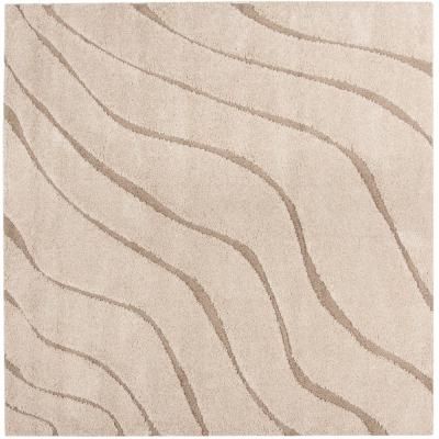 Safavieh Florida Shag Cream/Beige 7 ft. x 7 ft. Square Area Rug Carpet Texture, Shag Carpet, Solid Area Rugs, Shag Rugs, Square Area Rugs, Vine Design, Shag Area Rug, Cream Beige, Beige Rug