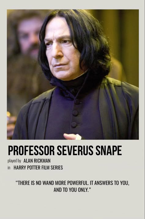 Severus Snape Poster, Snape Poster, Harry Potter Polaroid, Snape Y Lily, Posters Harry Potter, Harry Potter Posters, Harry Potter Professors, Harry Potter Snape, Meme Harry Potter