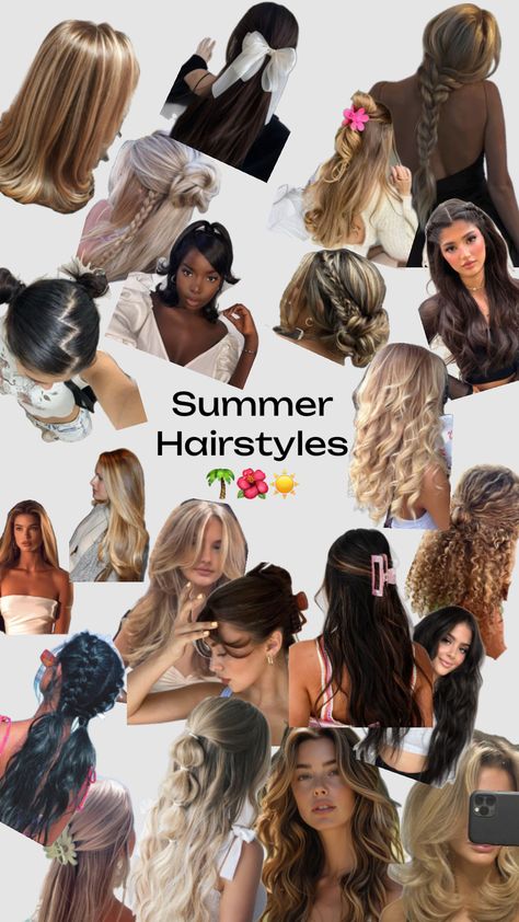 #summer #summerseason #hairstyles #summerhairstyles #preppy #aesthetic #fyp Preppy Haircuts, Preppy Hair, Preppy Hairstyles, Preppy Things, Preppy School, School Hair, Graduation Hairstyles, Preppy Girl