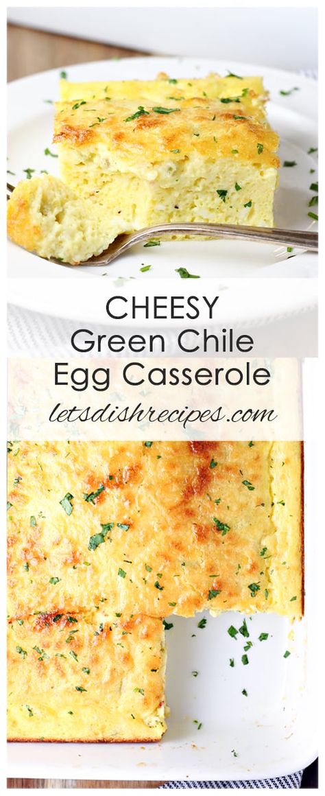 Eggs Ole Breakfast Casserole, Cornbread Breakfast Casserole Easy Recipes, Ww Egg Casserole Recipes, Simple Breakfast Potluck Ideas, Egg Casserole Recipes No Potatoes, Green Chili Egg Casserole With Cottage Cheese, Eggs And Cottage Cheese Casserole, Egg Casserole With Cottage Cheese And Green Chilis, Egg Casserole With Cream Cheese