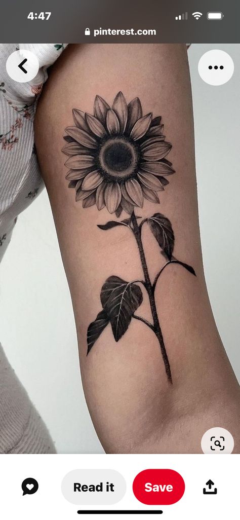 Sunflower Tattoo Ideas, Tattoo Sunflower, Sunflower Tattoo Sleeve, Tattoo Inspiration Men, Floral Tattoo Sleeve, Tattoo For Son, Sunflower Tattoos, Floral Tattoo Design