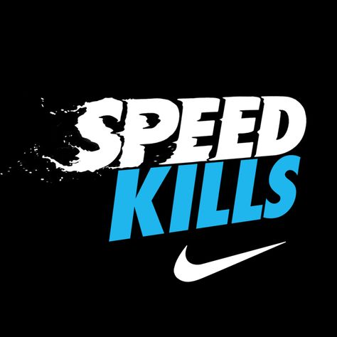 Nike | Speed Kills Speed Typography Design, Speed Typography, Speed Logo Design, Speed Logo, Nike Logo Wallpapers, Automotive Logo Design, Visual Story, Subaru Cars, Typography Lettering