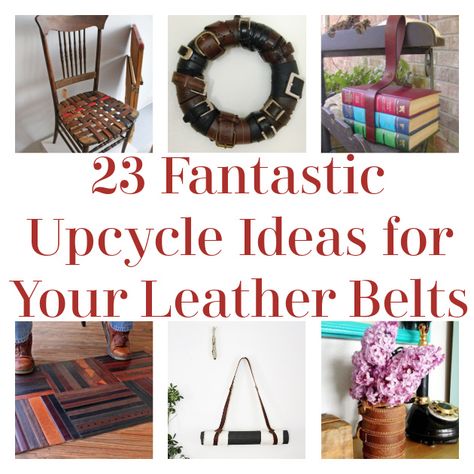 Hello, DIYers! Leather belts that have fallen into disuse seem like a waste, right? Well, not anymore! Gather your old leather belts and make them into something beautiful and unique for your rustic home decor! Which will you do?! Happy crafting! Belt Upcycle Floor Mat How gorgeous is this?! Found Craft Forest Leather Yoga Mat […] The post 23 Fantastic Upcycle Ideas for Your Leather Belts appeared first on DIY Projects by Big DIY Ideas. Leather Belt Crafts Upcycle, Belt Upcycle Ideas, Leather Belt Upcycle Ideas, Old Belts Ideas Diy Projects, Belt Upcycle, Repurposed Belts, Leather Craft Ideas, Leather Candle, Belt Rack