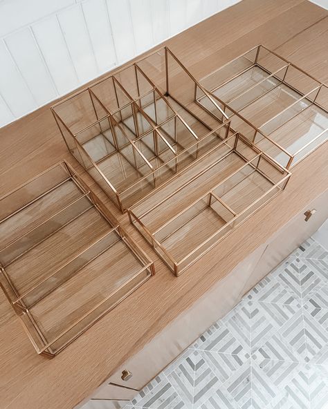 Fashion Jackson Target Glass Metal Bathroom Drawer Organizers Target Glass, Interior Design Degree, Skincare And Makeup Products, Bathroom Drawer Organization, Bathroom Drawers, Metal Bathroom, Skincare And Makeup, Vanity Organization, My Bathroom