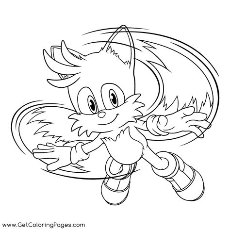 Tails Coloring Pages, Tails Sonic, Sonic And Tails, Sonic Tails, Cartoon Coloring, Cartoon Coloring Pages, The Hedgehog, Disney Drawings, Coloring Sheets