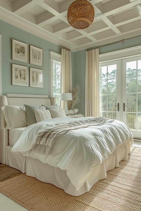 15 Master Bedroom Ideas That Redefine Relaxation And Elegance | DIY Vibes Luxury Bedroom Design Ideas, Bedroom Paint Colors Master, Boho Bedroom Design, Inspired Bedroom, Luxury Bedroom Design, Bedroom Decor Cozy, Bedroom Design Ideas, Bedroom Retreat, Bedroom Color Schemes