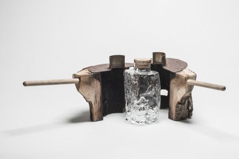 Emerging Portugese Designers Offer Critical Perspectives on Design Practice - Core77 Tree Irrigation, Glass Casting, Glassblowing Studio, Coffee Painting, Glass Making, Drinking Vessels, Tree Trunks, Glass Molds, Painted Leaves