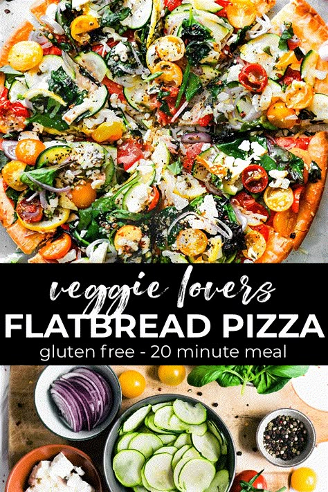 Gluten Free Flatbread Pizza, Veggie Flatbread Pizza, Flatbread Pizza Recipe, Veggie Flatbread, Healthy Flatbread, Gluten Free Meal Prep, Flatbread Pizza Recipes, Gluten Free Flatbread, Gluten Free Pizza Crust