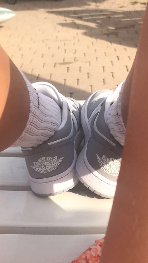 Jordan 1 Low Grey Nike Jordan Low Outfits Woman, Jordan Lows Outfit Women, Rare Nike Shoes, Jordan 1 Grey Outfit Women, Jordan Lows Outfits, Jordan 1 Gray Outfit, Jordan 1 Lows Outfit Women, Jordan Low Outfit, Air Jordan 1 Low Outfit Women