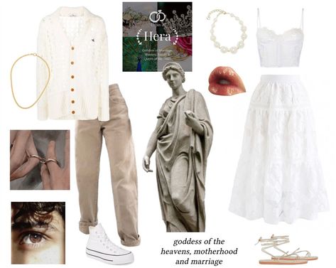 Cabin 2- Hera Outfit | ShopLook Hera Inspired Outfits, Hera Outfit, Hera Cabin, Cabin Outfits, Greek Goddess Outfit, Hera Greek Goddess, Goddess Of Marriage, Cabin Outfit, Percy Jackson Cabins