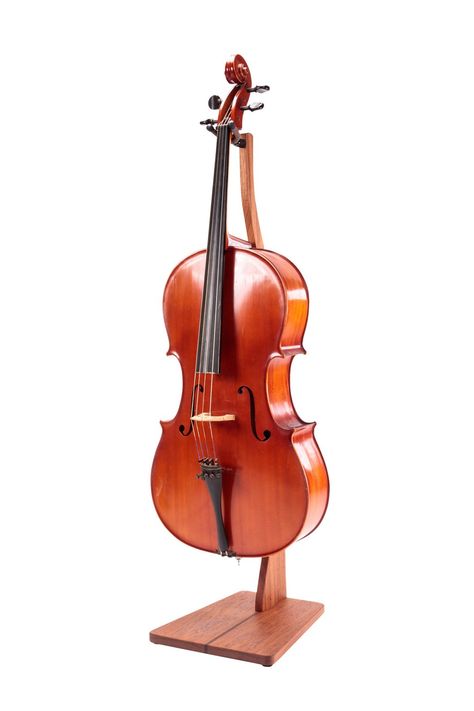 Cello Decor, Cool Cello Designs, Cello Wall Hanger, Hello Cello, Cello Stand, Wooden Cello Stand, Cello Suite No. 1 In G Major, Wooden Guitar Stand, Wooden Musical Instruments