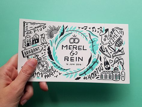 Doodle Wedding, Amsterdam Wedding, Photography Mobile, Wedding Drawing, Doodle Illustration, Wedding Card Design, Wedding Invitation Design, Wedding Invitation Cards, Invitation Design