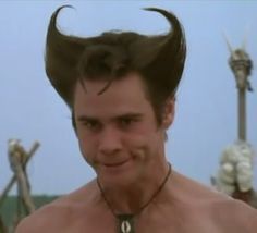 Ace Ventura white-devil. Ace Ventura Hair, Jim Carrey Movies, Basketball Quotes Inspirational, Ace Ventura Pet Detective, Pet Detective, White Guy, Laughter The Best Medicine, Ace Ventura, Jim Carrey