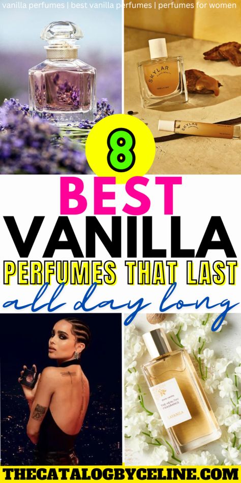 8 Best Vanilla Perfumes That Smell Heavenly and Last All Day Vanilla Scent Perfume, Warm Vanilla Perfume, Vanilla Perfumes For Women, Vanilla Perfumes, Sandalwood Perfume, Coconut Perfume, Seductive Perfume, Vanilla Smell, Perfume Recipes