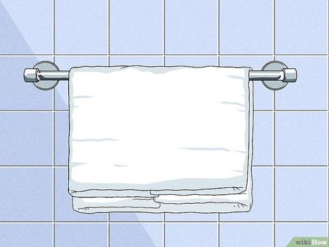 How to Arrange Towels on a Towel Bar: 4 Display Ideas Repurpose Towel Bar, Two Towel Bars On Same Wall, Hanging Towels In Bathroom Display, Towels On Towel Bar, Towel Bar Placement, Towel Rack Display, How To Hang Towels, Towel Folding Ideas, Fancy Towels