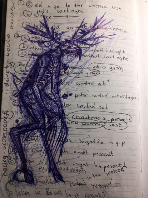 Wendigo Monsters Art, How To Draw A Wendigo, Creature Art Creepy, Wendigo Drawing Reference, Wendigo Art Drawing, Mithical Creachers Drawing, Creepy Stuff To Draw, Wendigo Art Cute, Windigo Reference Drawing