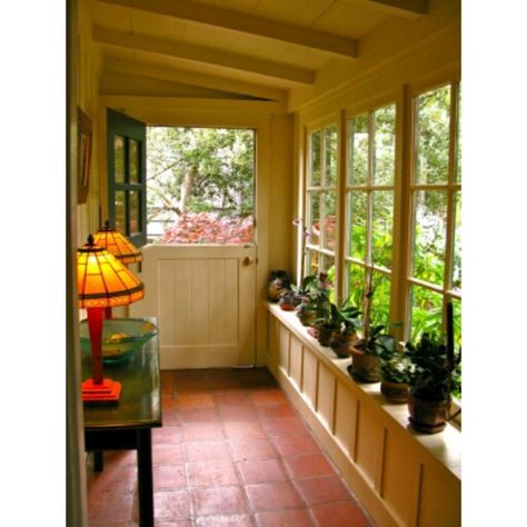 Specialized Refinishing Co can #reglaze and #restore the tile in your enclosed porch and bring it back to life! Small Conservatory Interiors, Small Enclosed Porch, Enclosed Porch Ideas, Enclosed Patio Ideas, Small Covered Patio, Enclosed Front Porches, Small Conservatory, Enclosed Front Porch, Screened In Porch Diy