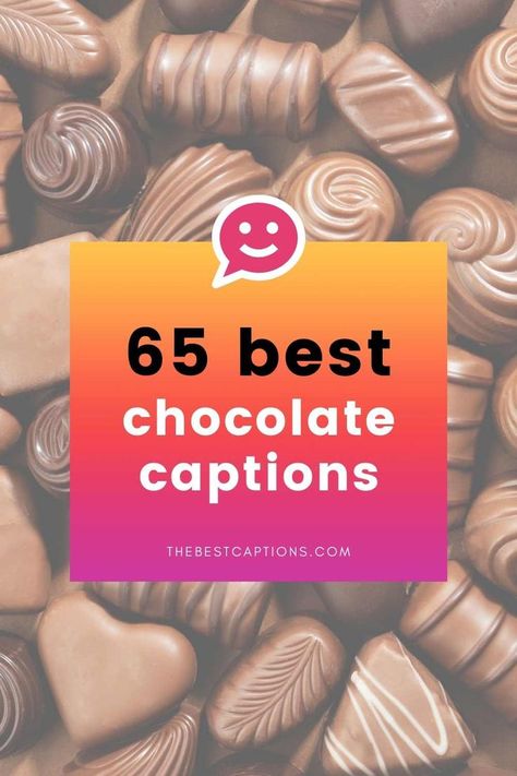 Satisfy your chocolate cravings and make your followers jealous. These #chocolate quotes and captions are choc full of goodness! Chocolate Captions For Instagram, Chocolate Captions, Chocolate Love Quotes, Funny Chocolate Quotes, Chocolate Slogans, Chocolate Sayings, Quotes Chocolate, Quality Streets Chocolates, Chocolate Business