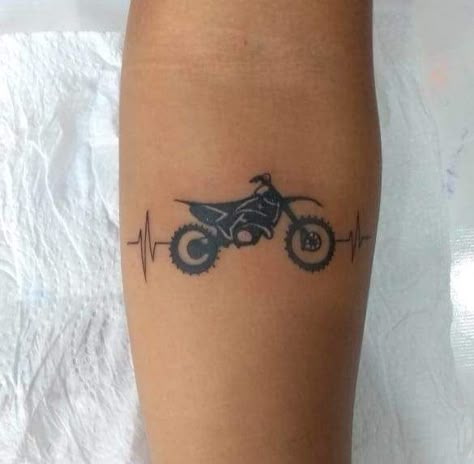 Dirt Bike Tattoo Ideas For Women, Dirt Bike Tattoos For Men, Dirtbike Tattoos For Men, Dirt Bike Tattoo For Women, Motocross Tattoo Ideas Women, Dirtbike Tattoo Ideas Motocross, Dirtbikes Tattoo, Motocross Tattoo For Men, Motorcross Tattoo Ideas