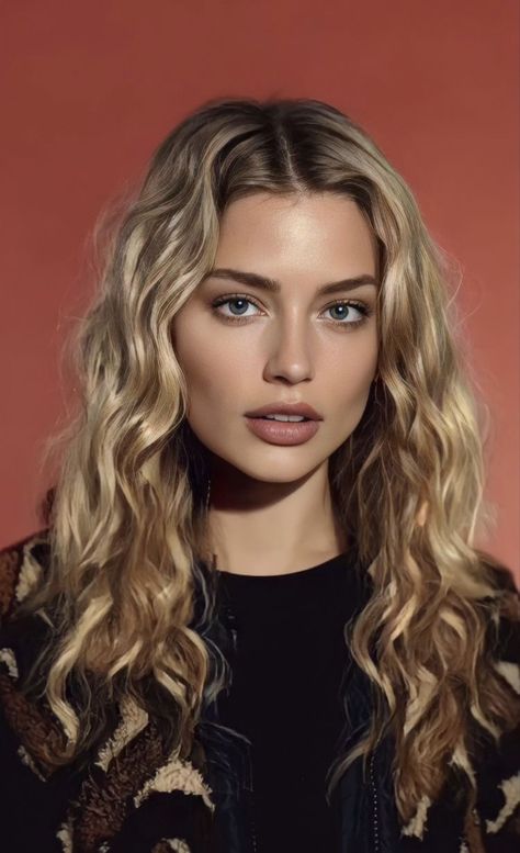 Female Face Claims, Blonde Model, Blonde Women, Hair Day, Woman Face, Hair Goals, Blue Eyes, Cute Hairstyles, Beautiful Hair