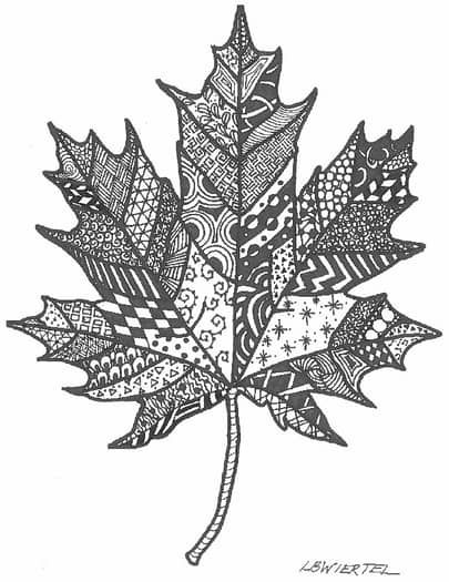 Lisa B Wiertel Original Art | Teachers Pay Teachers Leaf Zentangle, Pattern Reference, Zen Doodle Patterns, Heart Coloring Pages, Art Students, Reference Sheet, Beautiful Pen, Watercolor Paintings Tutorials, Zentangle Patterns