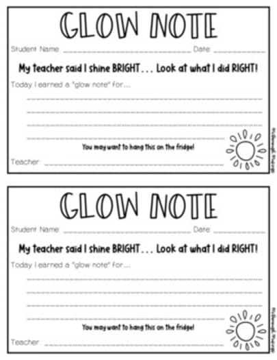 Glow note | TPT Reflection Cards, Ag Science, Glow And Grow, Teaching Classroom Management, 5th Grade Classroom, Future Teacher, Class Management, Study History, Daily 5