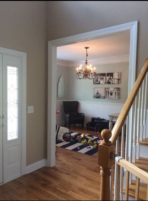 We converted our dining room into a play room since we weren't using it much and need an area for our children to play. However, the doorway into it was rather large. It was not really meant for a bedroom door, but we wanted to be able to close it off so we could hide the mess of toys. This is how we came up with the idea to add barn doors. We went to Lowe's and bought the wood, it required tongue and groove and 1x4's and 1x6's. We also got a sander, primer, and paint. I ordered the ba… Ways To Close Off A Room Without A Door, Diy Doors, Chalk Paint Chairs, Mirror Barn Door, Cheap Closet, Restoration Hardware Style, Bifold Barn Doors, Wooden Trellis, Diy Sliding Barn Door