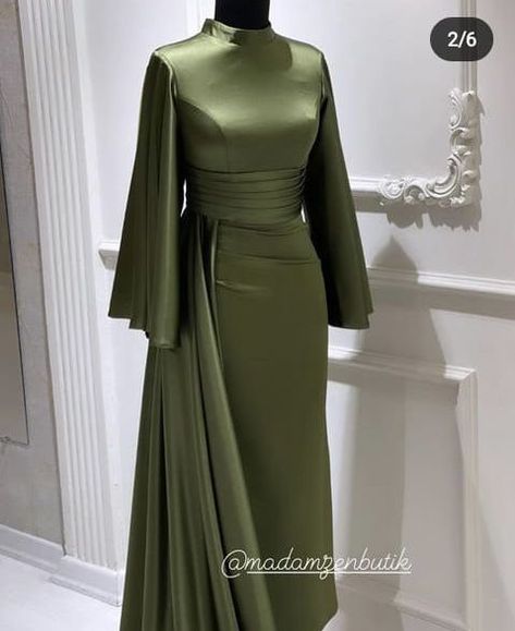 Elegant Silk Dresses, Chic Dress Classy, Blouse Casual Fashion, Soiree Dress, Classy Prom Dresses, Mode Abaya, Women Dresses Classy, Elegant Dresses Classy, Muslim Fashion Dress