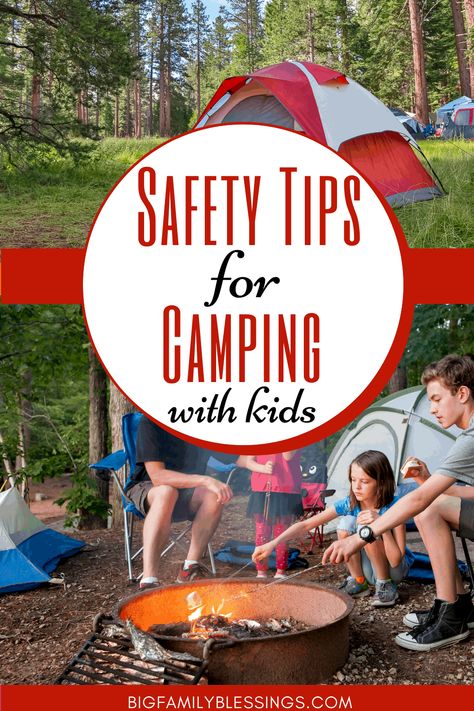 These camping safety tips will help you keep your kids safe so you can enjoy your camping trip stress free. Camping Safety Tips, Hiking Safety, Bear Safety, Camping With Toddlers, Camping Safety, Kids Camping, Toddler Safety, Keeping Kids Safe, Camping Organization