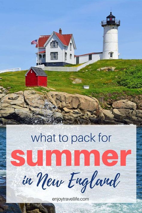 The Best Things to Pack for Summer in New England [Printable Checklist] New England Vacation Outfits, Summer New England Outfits, New England Cruise Outfits, New England Cruise Packing List, New England Summer Outfits, Summer In New England, Plans For Summer, Summer Packing List, Canada Cruise